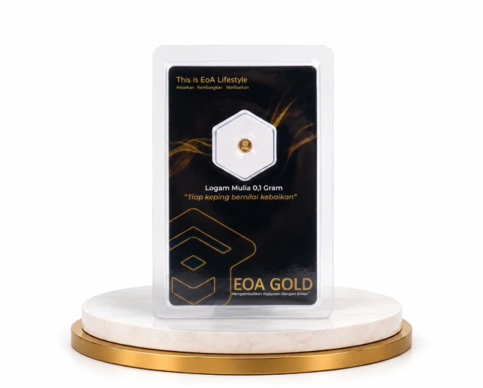 EOA Gold Black Variant 0.1 Gram